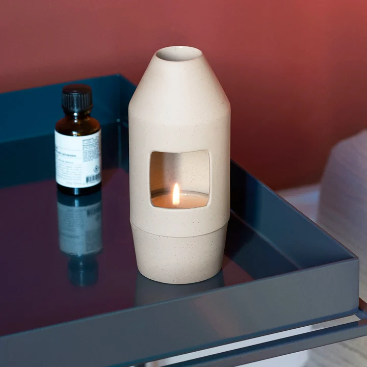 Chim Chim Diffuseur de parfum, Ø 6,5 x H 14,5 cm, beige clair de HAY.