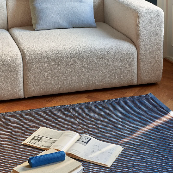Tapis, 170 x 240 cm, châtaigne / bleu pour HAY .