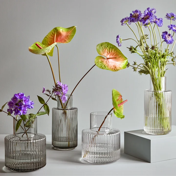 Ripple Vases de Collection en ensemble