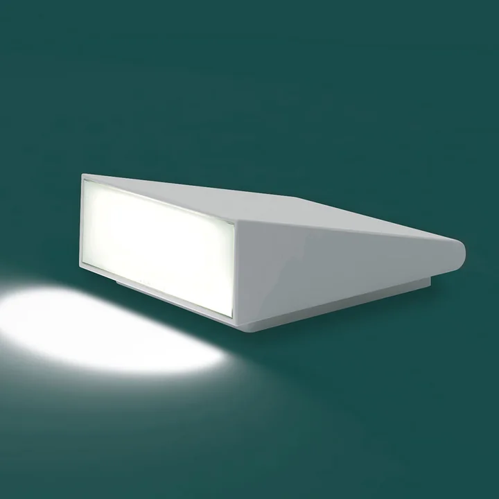 Applique murale d'extérieur LED Cuneo, gris / blanc - Artemide