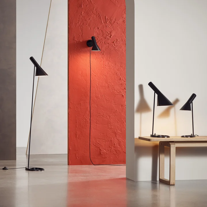 Les luminaires AJ de Louis Poulsen dans leurs différentes versions