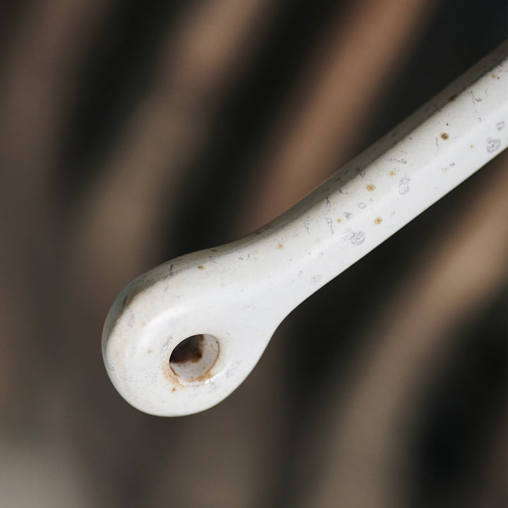 Cuillère Pion, gris / blanc par House Doctor en détail