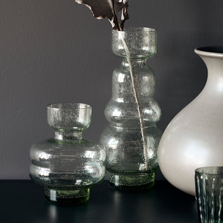 Le vase Organi, vert de House Doctor dans ses différents designs