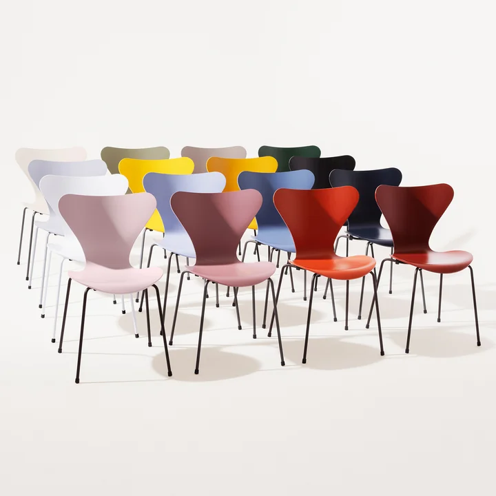 Série 7 Chaise Sense of Colour de Fritz Hansen