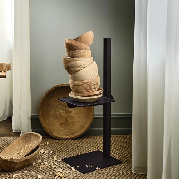 Museum Sidetable d' Museum Sidetable de String en marron foncé