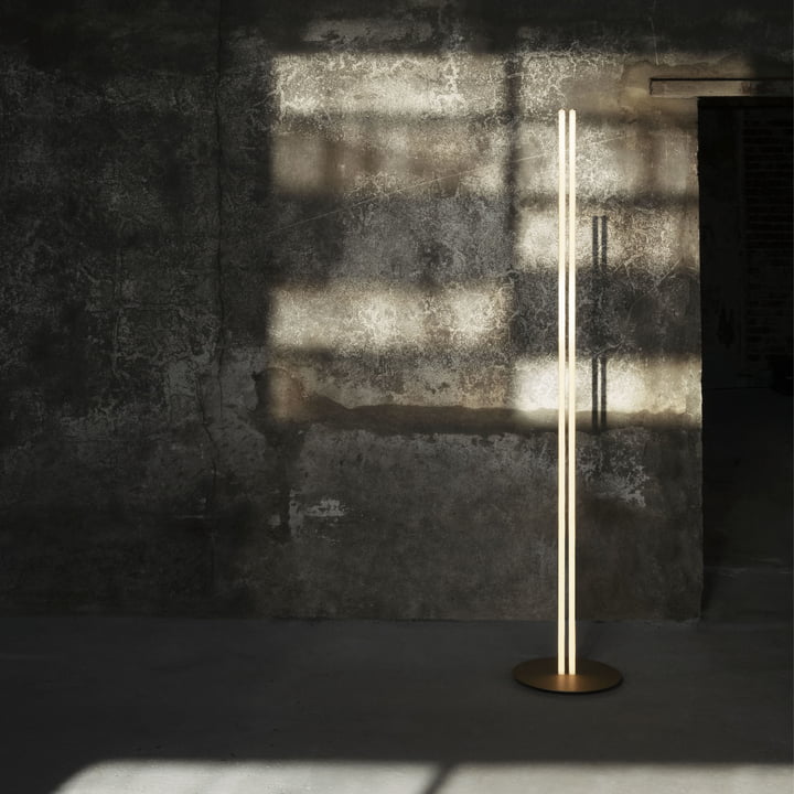 Le lampadaire LED Coordinates comme pièce unique dans la pièce