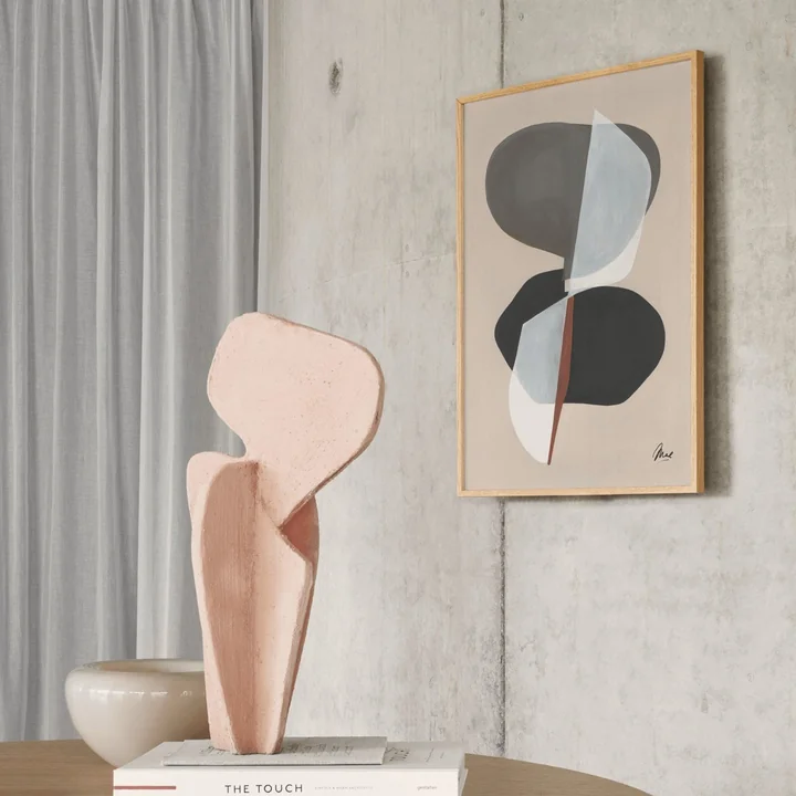 L' Composition affiche de Paper Collective ressemble avec son motif à une figure artistique