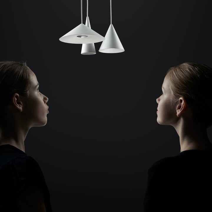 Les différents w201 Extra Small Luminaires suspendus à LED de Wästberg en blanc