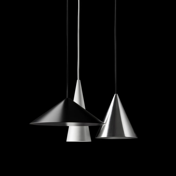 Le luminaire suspendu à LED w201 Extra Small de Wästberg dans ses différentes versions