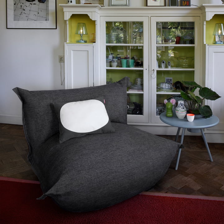 Le fauteuil Bonbaron et les coussins Pop Pillow de Fatboy