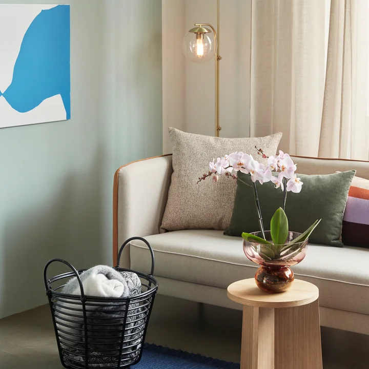 Le confort dans le salon avec le design d'intérieur scandinave de Hübsch Interior