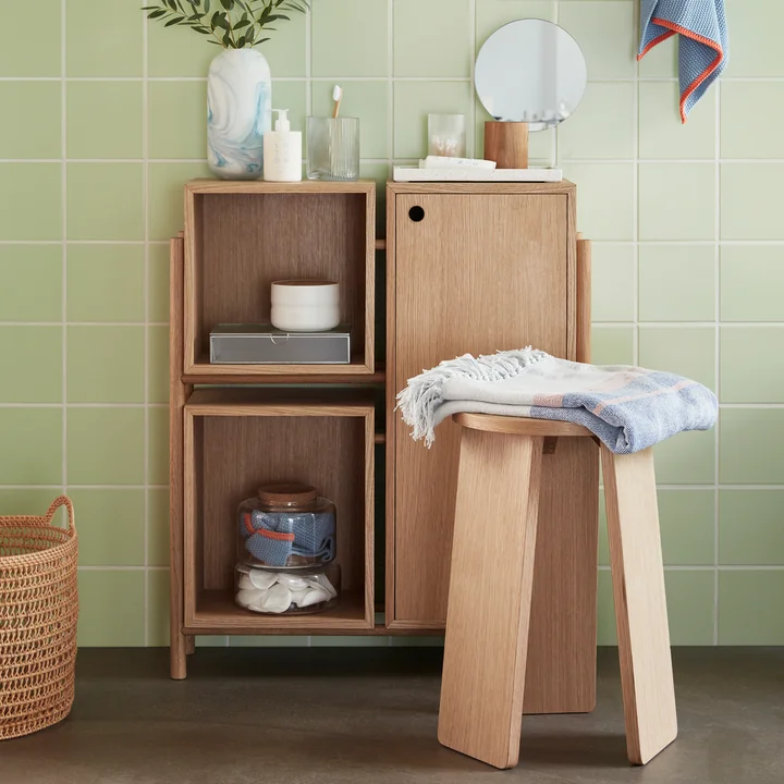 Ambiance scandinave dans la salle de bains