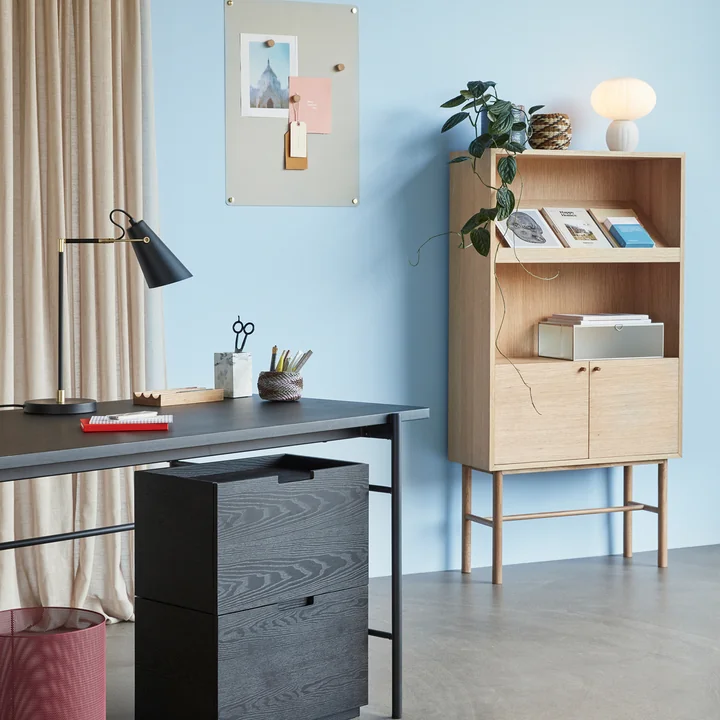 Bureau à domicile au look scandinave de Hübsch Interior