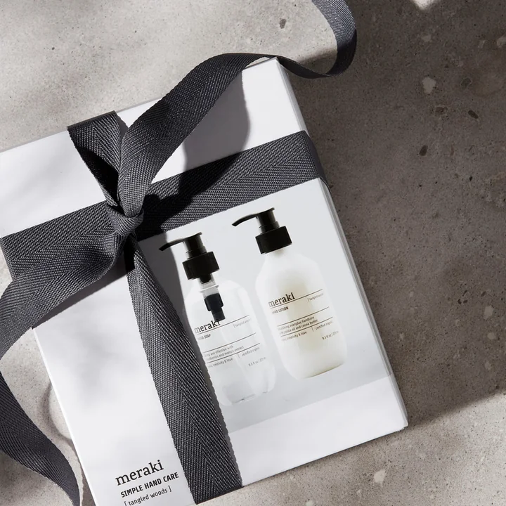 Le coffret cadeau de Meraki dans la variété Tangled Woods