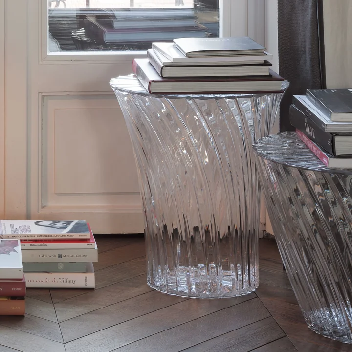 Sparkle Tabouret et table d'appoint de Kartell