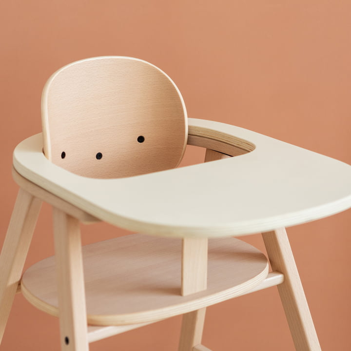 Plateau pour la chaise d'enfant Growing Green de Nobodinoz