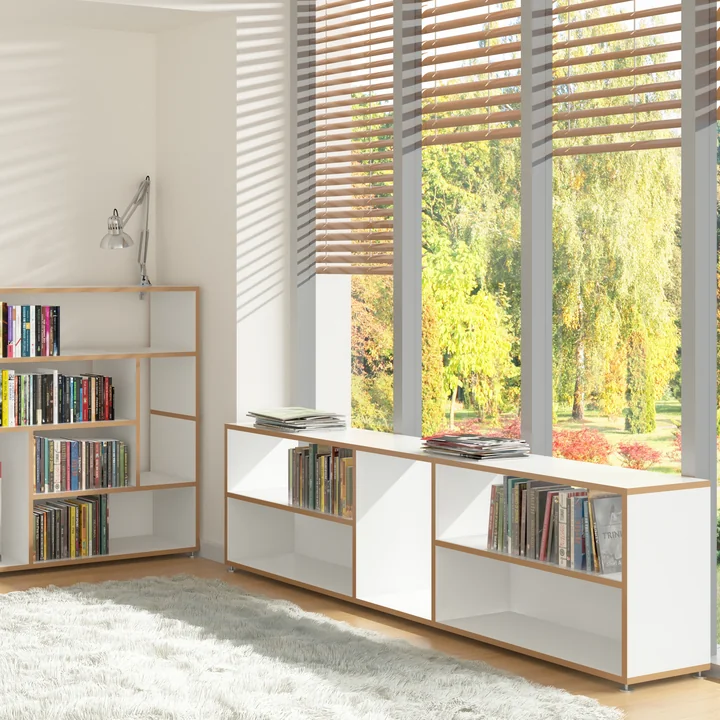 Le système d'étagères Hanibal de Tojo en bas