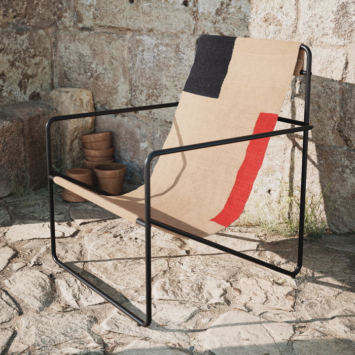 Le Desert Lounge Chair de ferm Living au look moderniste