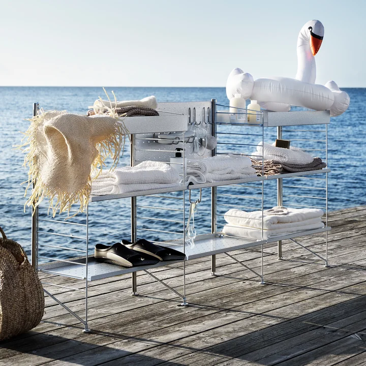 L'étagère indépendante Outdoor de String