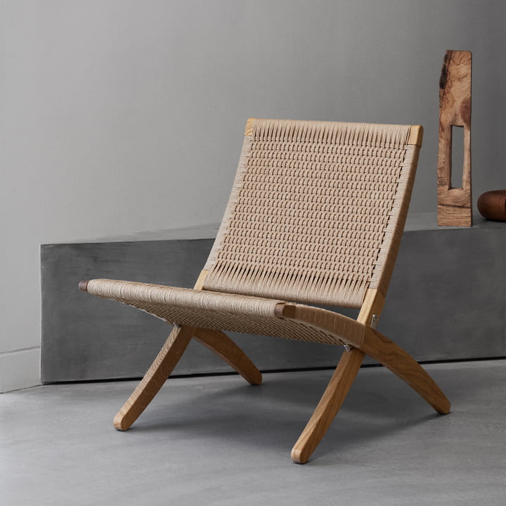 MG501 Cuba Chair de Carl Hansen dans la version tressée naturelle / chêne