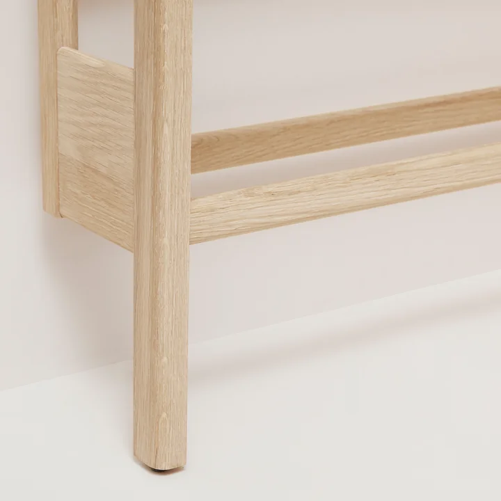 Étagère à chaussures à adosser au mur