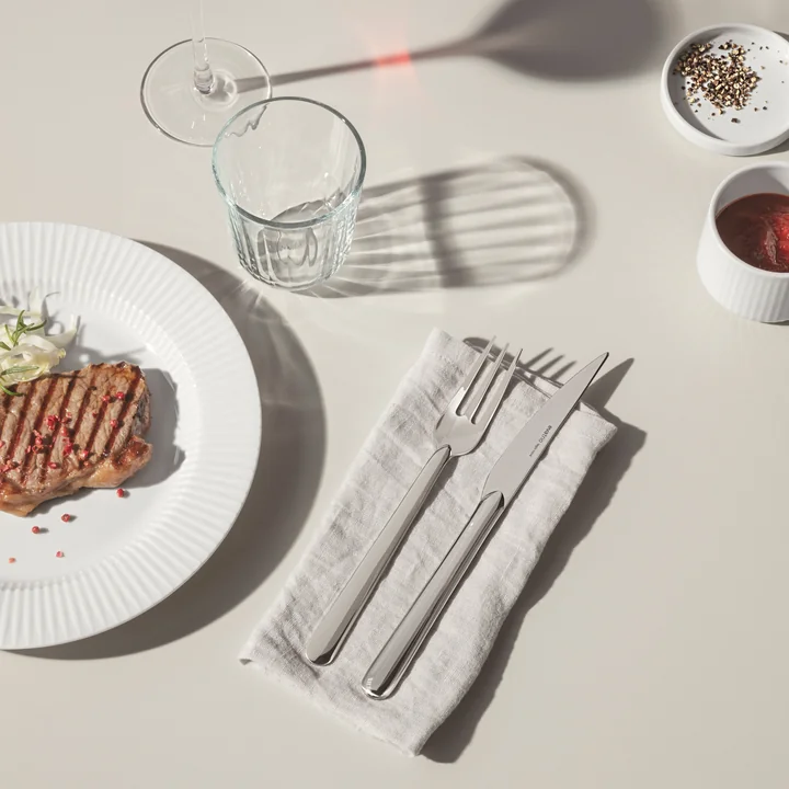 Couverts de barbecue en acier inoxydable