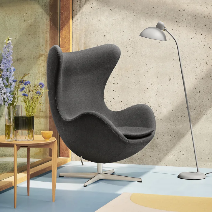 Fritz Hansen - Egg Chair, gris clair