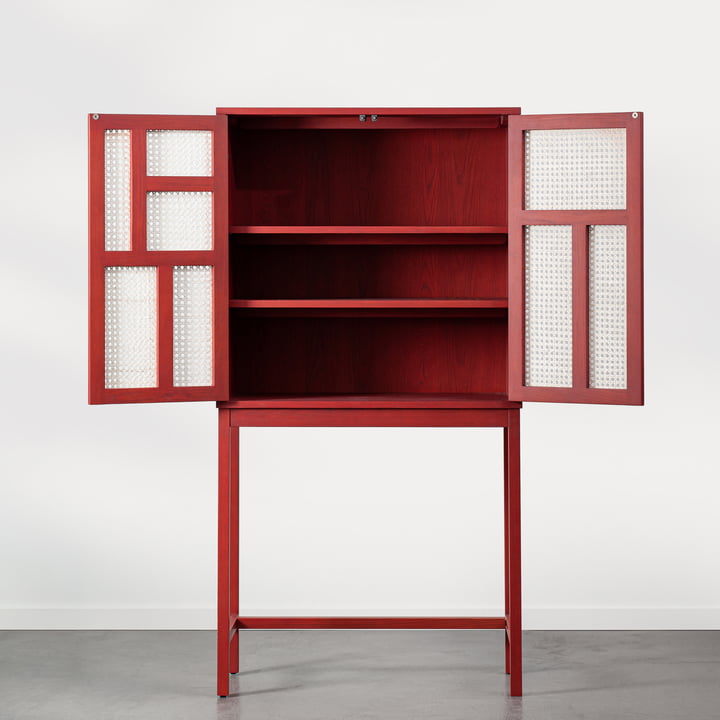 Armoire Air de Design House Stockholm en rouge