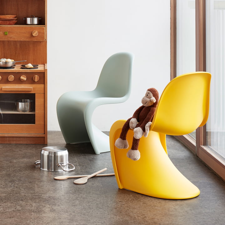 Panton Junior Chaise d'enfant de Vitra en jaune doré