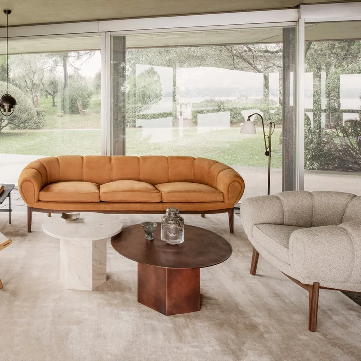 Epic Steel Coffee Table par Gubi