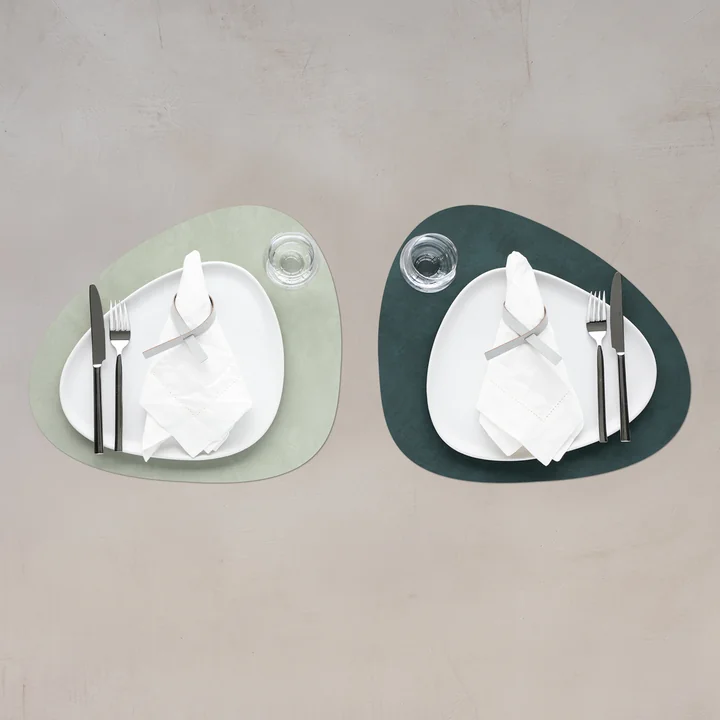 Set de table Curve L Double de Lind DNA dans Nupo dark green / olive green