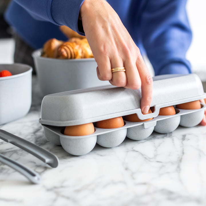 Eggs to go Bac à œufs réutilisable de Koziol