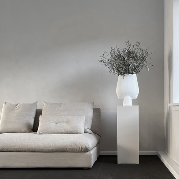 Sphere Vase Square Large de 101 Copenhagen en Bubble white