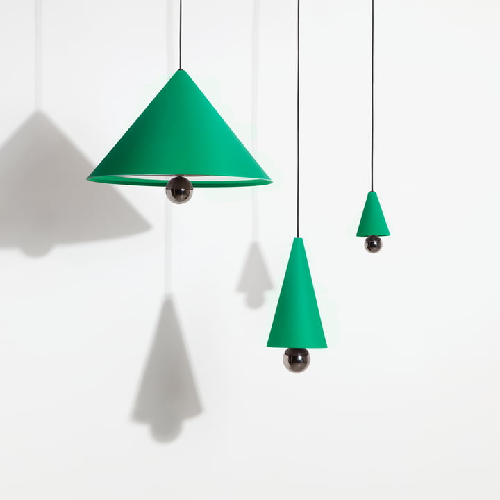 Cherry Suspension à LED de Petite Friture en vert menthe