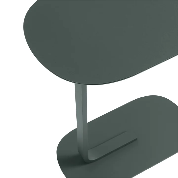Relate Side Table H 73,5 cm de Muuto en vert foncé