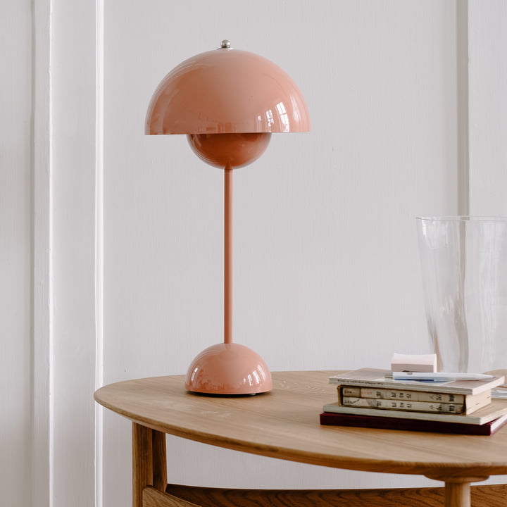 Lampe de table Flowerpot VP3 &tradition - rouge