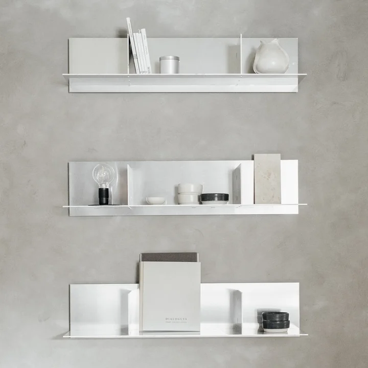 Rivet Typecase Étagère murale en aluminium de Frama