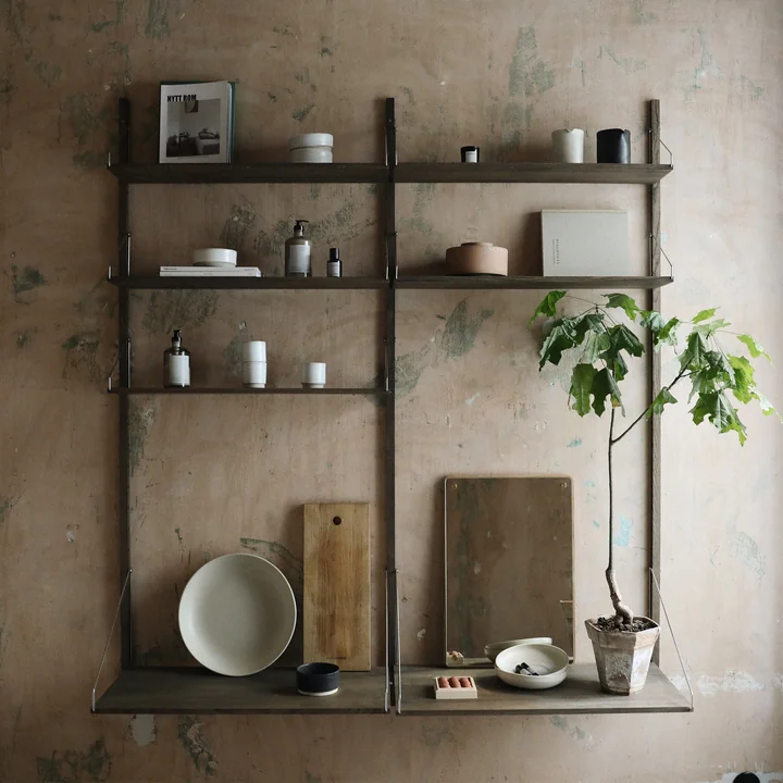 Library Etagère de Frama en chêne huilé foncé