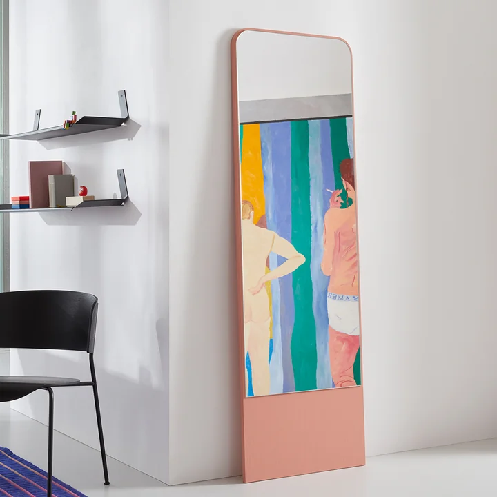 Miroir à poser finement bordé