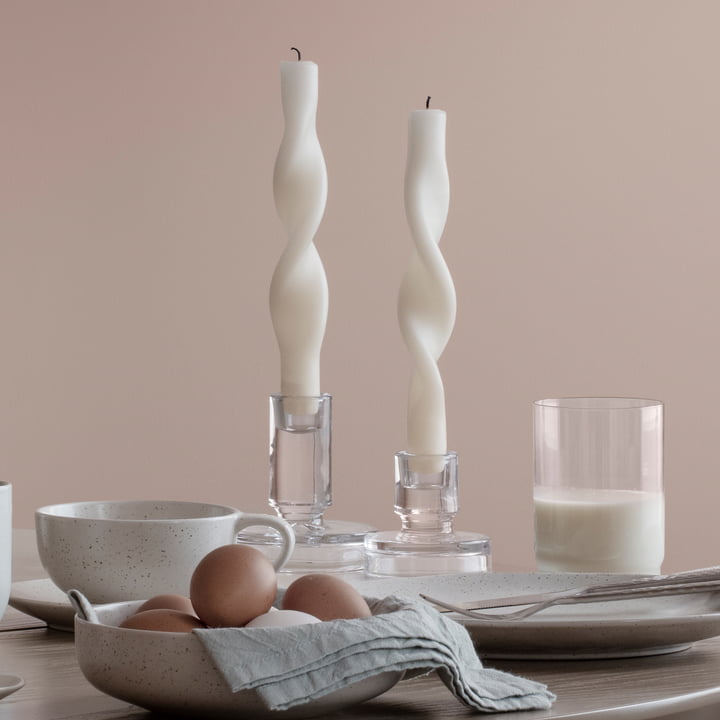 Twist Bougies & Petra Chandelier de Broste Copenhagen