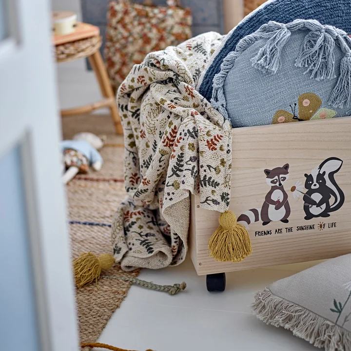 Boîte de rangement Nonni à roulettes de Bloomingville