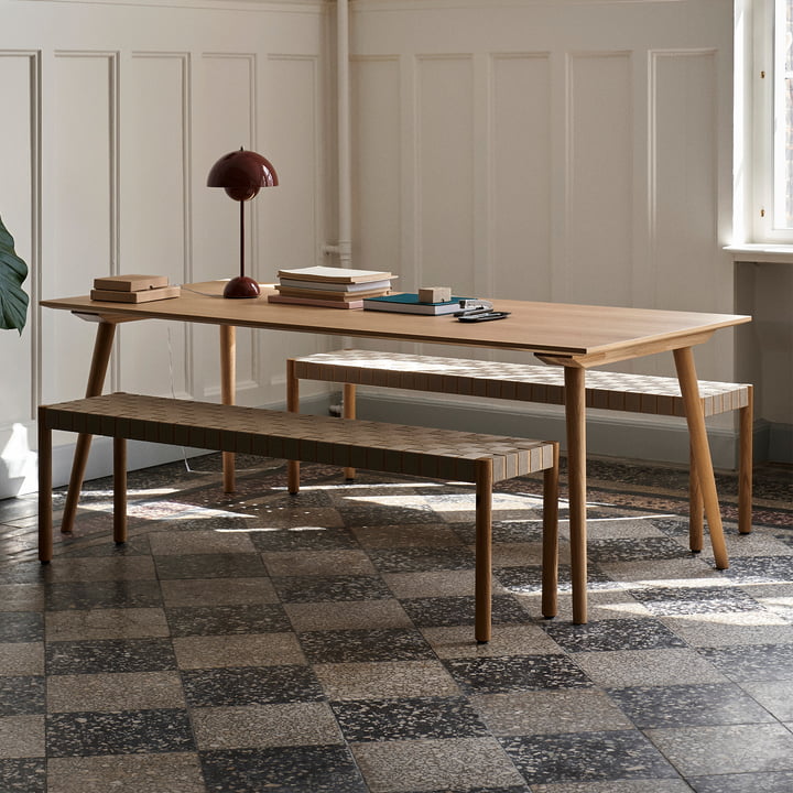 Banc en bois pour la table à manger