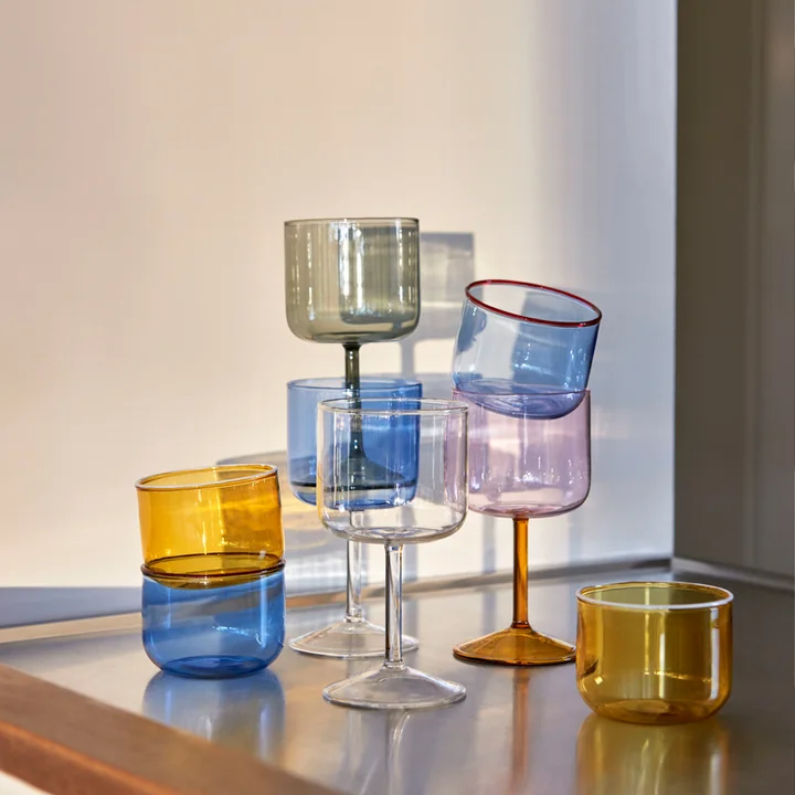 Les verres à vin Tint de HAY