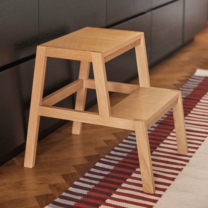 Hübsch Interior - Tabouret d'escalier en bois de chêne