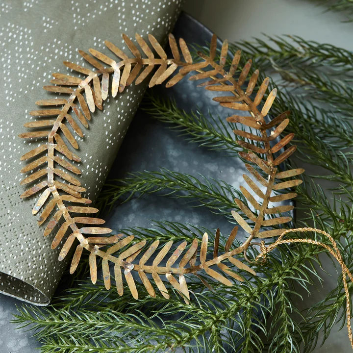 Lamet Décorations de sapin de Noël en forme de couronne de House Doctor