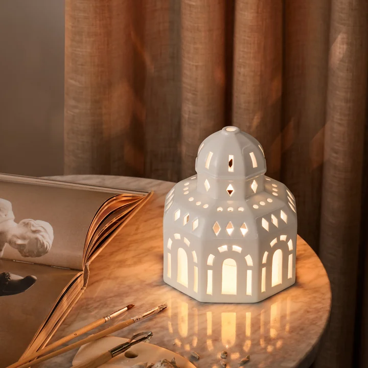 Urbania Maison pour bougies à chauffe-plat de Kähler Design