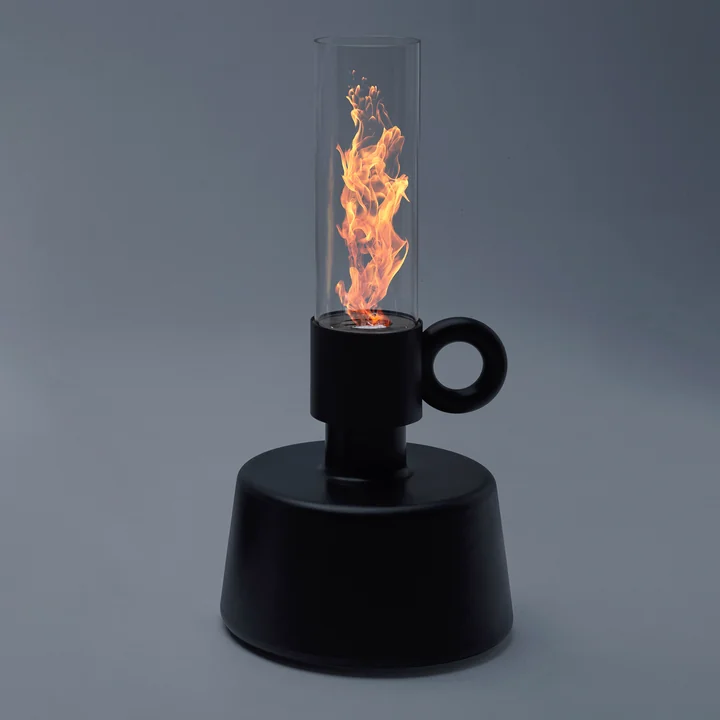 Flamtastique Lampe à huile d'extérieur de Fatboy dans la couleur anthracite