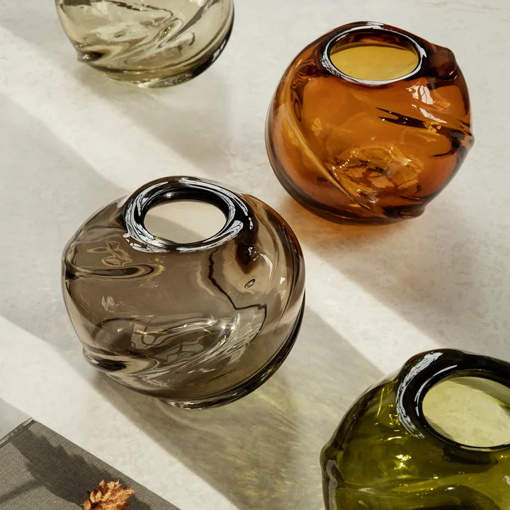 Water Swirl Vase de Ferm Living dans le design recycled