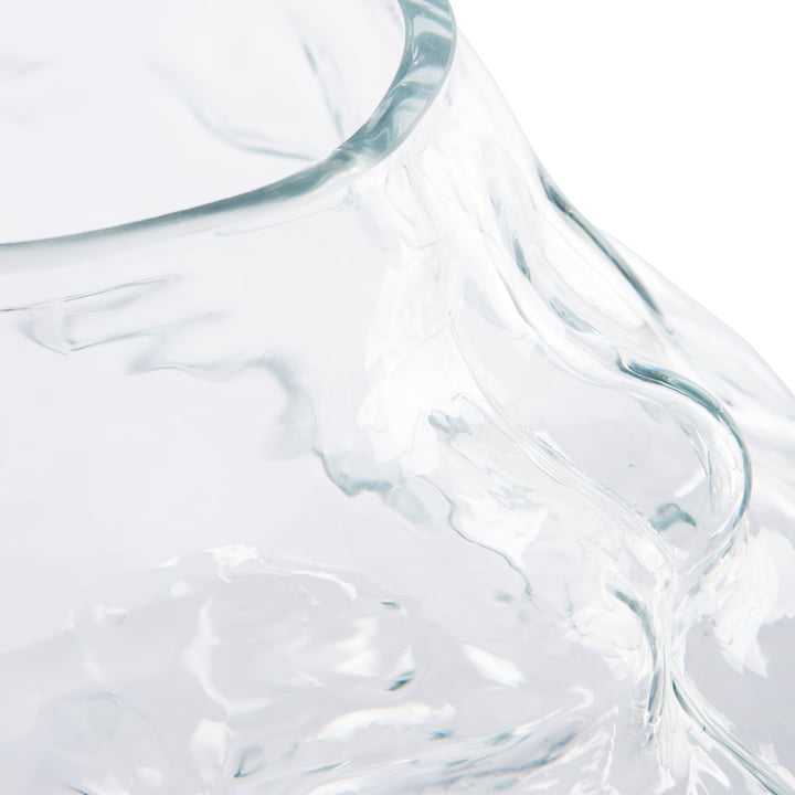 Objects Cloud Vase de HKliving en version transparente