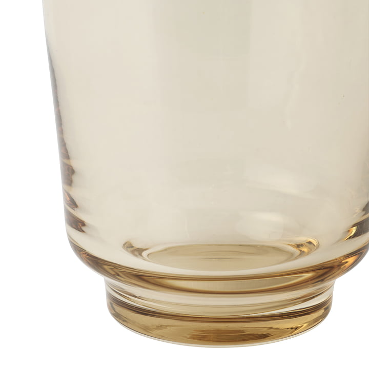 Raise Carafe en verre de Muuto en couleur ocre